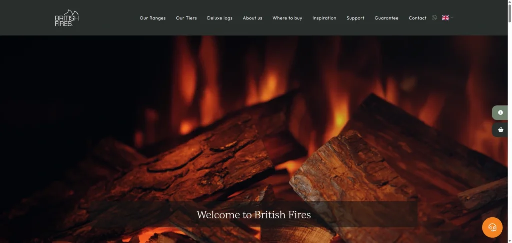British Fires custom website development case study