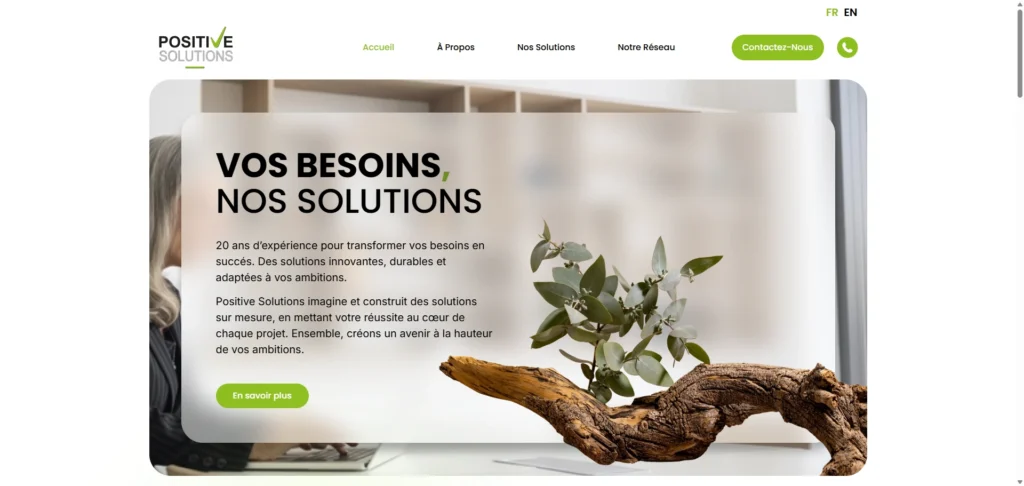 Positive Solutions custom website development case study