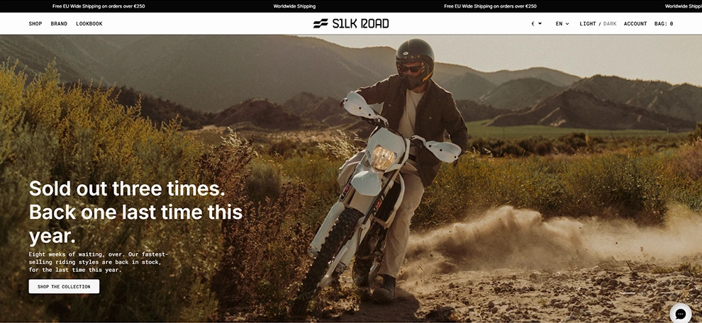 Silk Road Riders travel website development case study